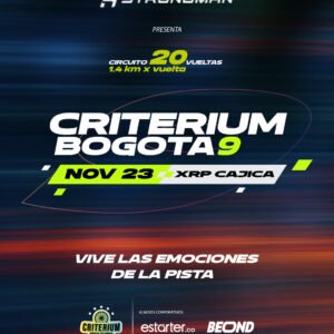 Inscripción Criterium Bogotá 9 / Kit de Rider Básico