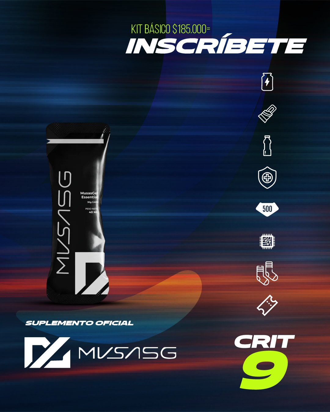 Inscripción Criterium Bogotá 9 / Kit de Rider Básico - Image 4